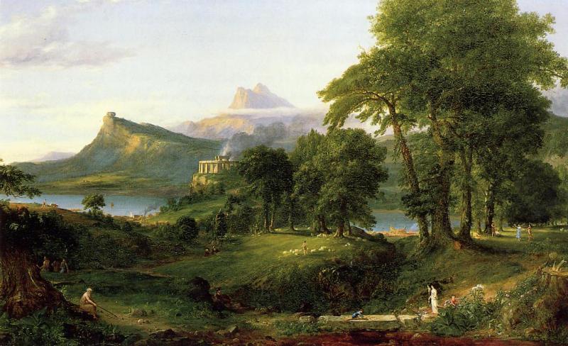 Thomas Cole Course of Empire Sweden oil painting art